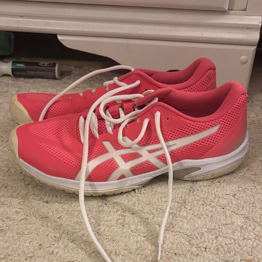 ASICS Women's Athletic Shoes in Pink and White